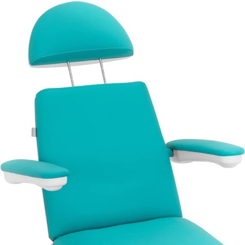 Fotel kosmetyczny do masażu tatuażu elektryczny TIVOLI - niebieski