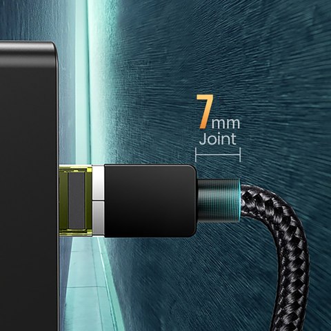 Kabel Ethernet sieciowy RJ45 Cat 7 10Gbps 2m - czarny Kabel Ethernet sieciowy RJ45 Cat 7 10Gbps 2m - czarny