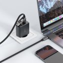 Kabel przewód USB-C - USB-A / USB-C 480Mb/s 3A 1.2m - czarny Kabel przewód USB-C - USB-A / USB-C 480Mb/s 3A 1.2m - czarny
