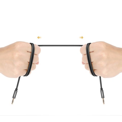 Kabel przewód audio AUX mini jack 3.5mm 3m - czarny Kabel przewód audio AUX mini jack 3.5mm 3m - czarny