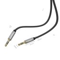 Kabel przewód audio AUX mini jack 3.5mm 3m - czarny Kabel przewód audio AUX mini jack 3.5mm 3m - czarny