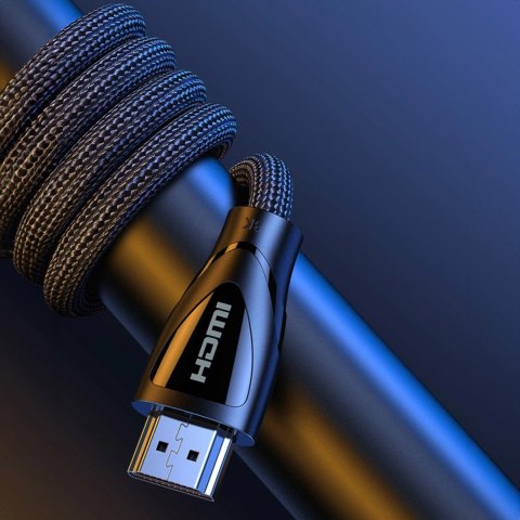 Kabel przewód audio video HDMI 2.1 8K 60Hz 4K 120Hz 1m - czarny Kabel przewód audio video HDMI 2.1 8K 60Hz 4K 120Hz 1m - czarny