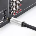 Kabel przewód optyczny audio światłowód Toslink SPDIF 1.5m - szary