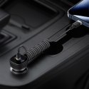 Kabel przewód spiralny USB-A - USB-C 480Mb/s 3A 1.2m - czarny