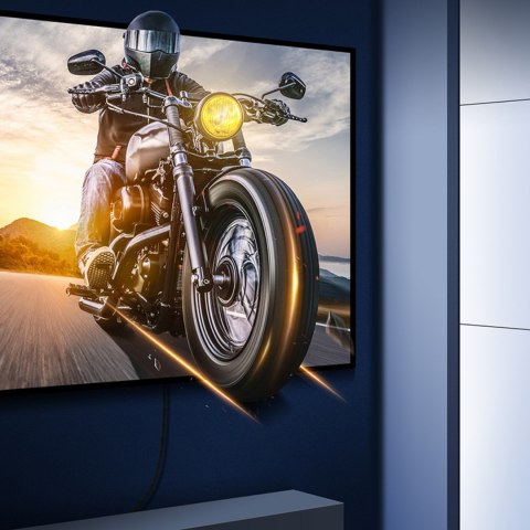 Kabel video HDMI High Definition Series 8K 1m - czarny