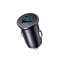 Ładowarka samochodowa Mini 15W USB-A USB-C - czarna