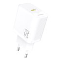 Ładowarka sieciowa 25W GaN USB-C - biała Ładowarka sieciowa 25W GaN USB-C - biała