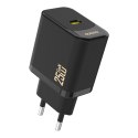 Ładowarka sieciowa 25W GaN USB-C - czarna Ładowarka sieciowa 25W GaN USB-C - czarna