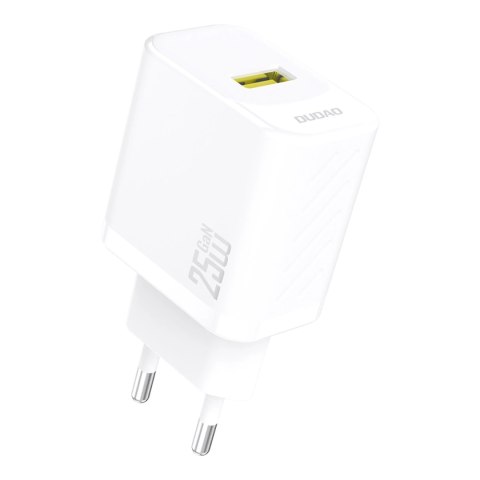 Ładowarka sieciowa GaN 25W USB-A - biała Ładowarka sieciowa GaN 25W USB-A - biała
