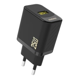Ładowarka sieciowa GaN 25W USB-A - czarna