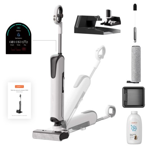 Odkurzacz pionowy UWANT D100 17000Pa z funkcją mopowania i stacją ładowania - biały Odkurzacz pionowy UWANT D100 17000Pa z funkcją mopowania i stacją ładowania - biały