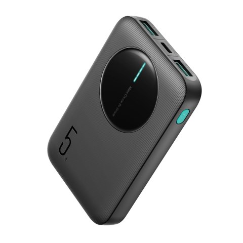 Powerbank JR-PBF13 5000mAh 2.4A 2x USB-A 1x USB-C - czarny Powerbank JR-PBF13 5000mAh 2.4A 2x USB-A 1x USB-C - czarny