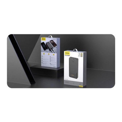 Powerbank K10Pro 20000mAh 2.4A USB-A - czarny Powerbank K10Pro 20000mAh 2.4A USB-A - czarny