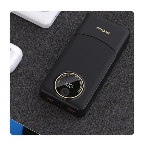 Powerbank K12Pro 20000mAh 22.5W PD USB-A USB-C - czarny Powerbank K12Pro 20000mAh 22.5W PD USB-A USB-C - czarny