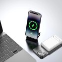 Powerbank K14S+ 10000mAh z podstawką 20W USB-A / USB-C / MagSafe - biały Powerbank K14S+ 10000mAh z podstawką 20W USB-A / USB-C / MagSafe - biały