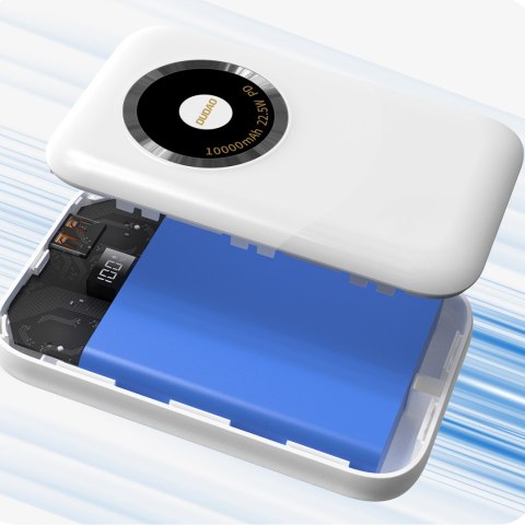 Powerbank K21 Mini 10000mAh 22.5W USB-A / USB-C - beżowy Powerbank K21 Mini 10000mAh 22.5W USB-A / USB-C - beżowy