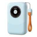 Powerbank K21 Mini 10000mAh 22.5W USB-A / USB-C - niebieski