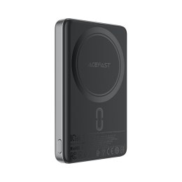 Powerbank magnetyczny 10000mAh PD20W MagSafe ultra cienki - czarny