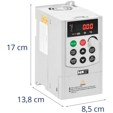 Przetwornica częstotliwości VFD falownik 500 Hz 1500 W 400 V Przetwornica częstotliwości VFD falownik 500 Hz 1500 W 400 V
