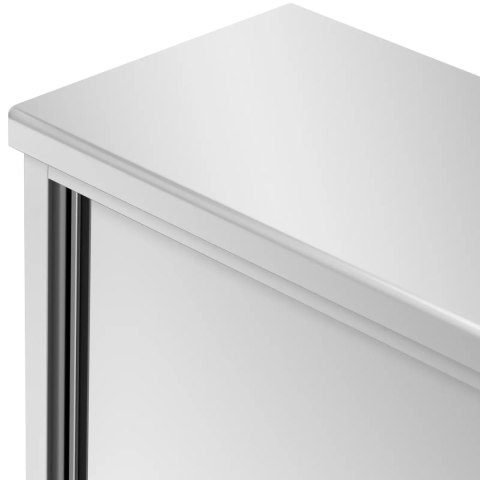 Stół blat roboczy centralny z szafką przelotową STAL 160 x 60 cm