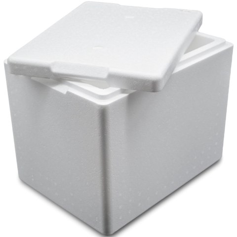 Termobox pudełko termiczne styropianowe z pokrywką atest PZH 395x295x320mm 20L Termobox pudełko termiczne styropianowe z pokrywką atest PZH 395x295x320mm 20L