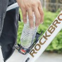 Uchwyt rowerowy na butelkę bidon mocowanie szyjką do dołu - czarny Uchwyt rowerowy na butelkę bidon mocowanie szyjką do dołu - czarny