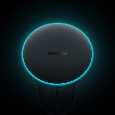 Uchwyt samochodowy na iPhone z ładowarką indukcyjną 15W na kratkę nawiewu - czarny Uchwyt samochodowy na iPhone z ładowarką indukcyjną 15W na kratkę nawiewu - czarny