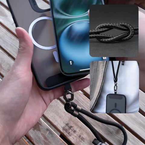 4w1 Kabel przewód smycz USB-A / USB-C / iPhone Lightning PD QC 65W 1.5m - czarny 4w1 Kabel przewód smycz USB-A / USB-C / iPhone Lightning PD QC 65W 1.5m - czarny