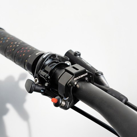 Dzwonek rowerowy w kształcie litery C - czarny Dzwonek rowerowy w kształcie litery C - czarny