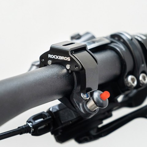 Dzwonek rowerowy w kształcie litery C - czarny Dzwonek rowerowy w kształcie litery C - czarny