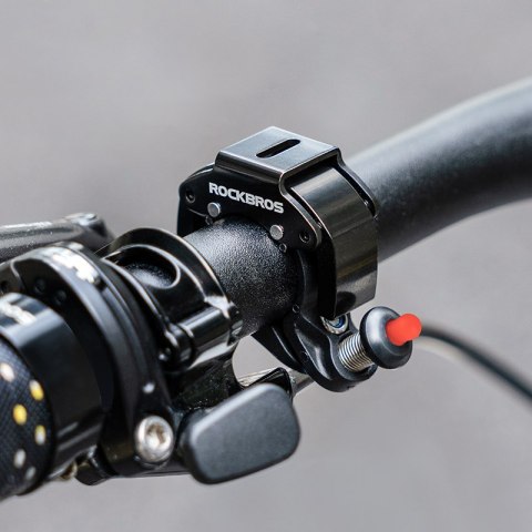 Dzwonek rowerowy w kształcie litery C - czarny Dzwonek rowerowy w kształcie litery C - czarny