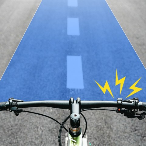 Dzwonek rowerowy w kształcie litery C - czarny Dzwonek rowerowy w kształcie litery C - czarny