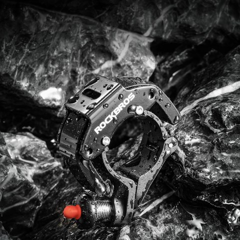 Dzwonek rowerowy w kształcie litery C - czarny Dzwonek rowerowy w kształcie litery C - czarny