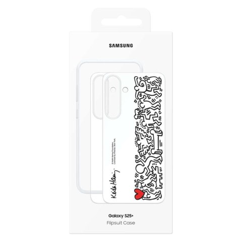 Etui silikonowe Samsung Flipsuit Case do Samsung Galaxy S25+ - białe Etui silikonowe Samsung Flipsuit Case do Samsung Galaxy S25+ - białe
