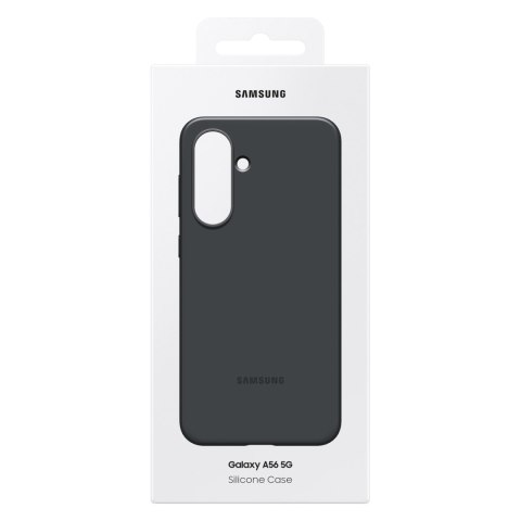 Etui silikonowe Samsung Silicone Case na Samsung Galaxy A56 5G - czarne Etui silikonowe Samsung Silicone Case na Samsung Galaxy A56 5G - czarne