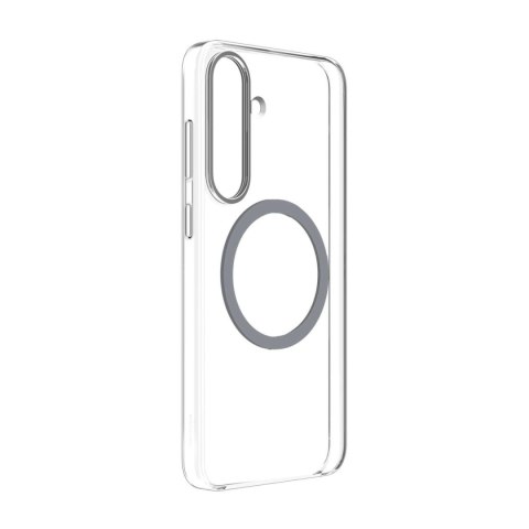Etui silikonowe plecki Samsung Clear Magnet Case z ringiem magnetycznym do Samsung Galaxy S25 - przezroczyste Etui silikonowe plecki Samsung Clear Magnet Case z ringiem magnetycznym do Samsung Galaxy S25 - przezroczyste