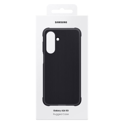 Etui silikonowe pokrowiec Samsung Rugged na Samsung Galaxy A26 5G - czarne Etui silikonowe pokrowiec Samsung Rugged na Samsung Galaxy A26 5G - czarne