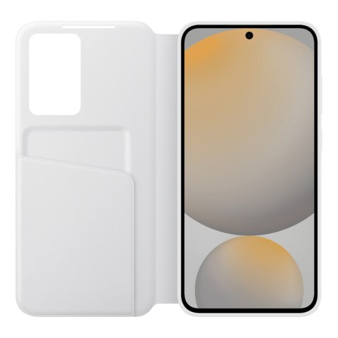 Etui z klapką Samsung Smart View Wallet do Samsung Galaxy S24 FE - białe Etui z klapką Samsung Smart View Wallet do Samsung Galaxy S24 FE - białe