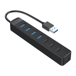 Hub rozdzielacz TWU32-4A USB-A - USB-A USB-C 5V/3A - czarny