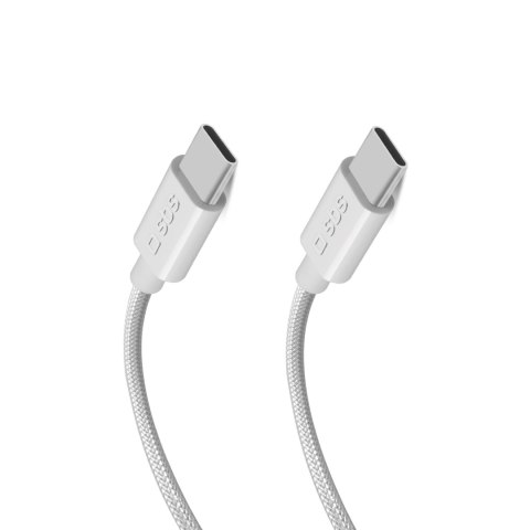 Kabel przewód PD USB-C 60W 2m - szary Kabel przewód PD USB-C 60W 2m - szary