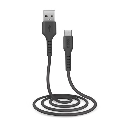 Kabel przewód USB-A - Micro-USB 1m - czarny Kabel przewód USB-A - Micro-USB 1m - czarny