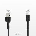 Kabel przewód USB-A - Micro-USB 1m - czarny Kabel przewód USB-A - Micro-USB 1m - czarny