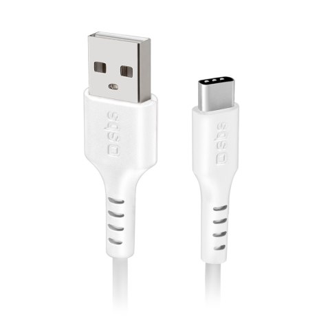 Kabel przewód USB-A - USB-C 1.5m - biały Kabel przewód USB-A - USB-C 1.5m - biały