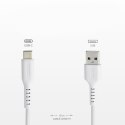 Kabel przewód USB-A - USB-C 1.5m - biały Kabel przewód USB-A - USB-C 1.5m - biały