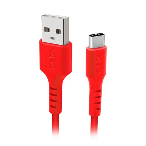 Kabel przewód USB-A - USB-C 1.5m - czerwony Kabel przewód USB-A - USB-C 1.5m - czerwony
