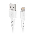 Kabel przewód USB-A - iPhone Lightning - biały Kabel przewód USB-A - iPhone Lightning - biały