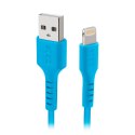 Kabel przewód USB-A - iPhone Lightning - niebieski