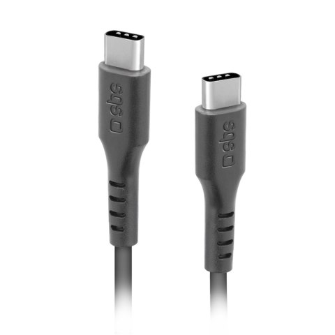 Kabel przewód USB-C - USB-C 3m - czarny Kabel przewód USB-C - USB-C 3m - czarny
