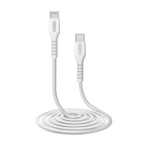 Kabel przewód USB-C - iPhone Lightning 2m - biały Kabel przewód USB-C - iPhone Lightning 2m - biały