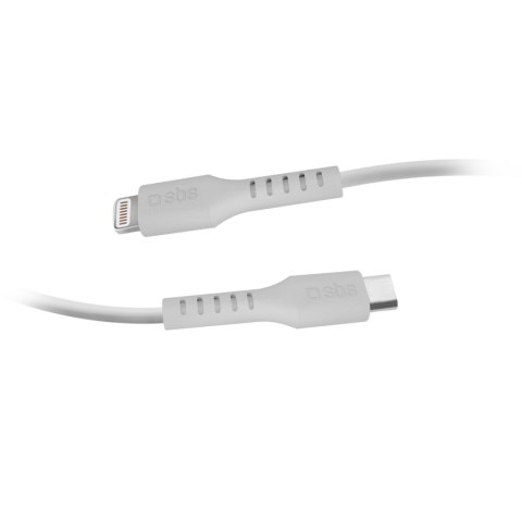 Kabel przewód USB-C - iPhone Lightning 2m - biały Kabel przewód USB-C - iPhone Lightning 2m - biały